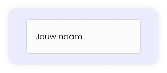 Voorbeeld verwarrende floating tabel op website bij een formulier