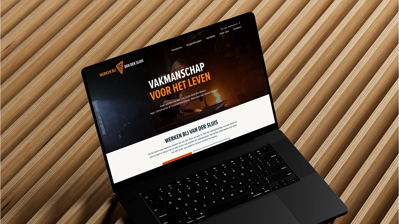 website van der sluis werken